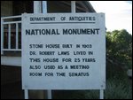 Stone House sign