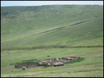 a Maasai boma village