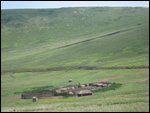 a Maasai boma village