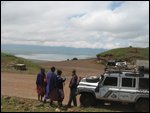 Matt, Foxy and Maasai men