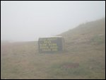 turnoff for descent track into crater