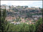 view of Kigali from Memorial Centre