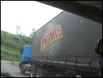 Primus truck going to brewery