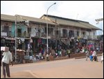 entering Kampala