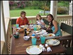 lunch on the porch