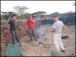 3 guys and a fire