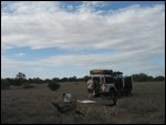 Packing up bush camp