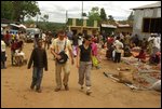 At Jinka market with self-appointed guide