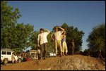 Mimicking Dr. Livingstone at Omo River