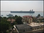 another massive ship entering Suez