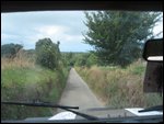 drive to L'Etable on narrow road