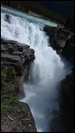 the beautiful Athabasca Falls