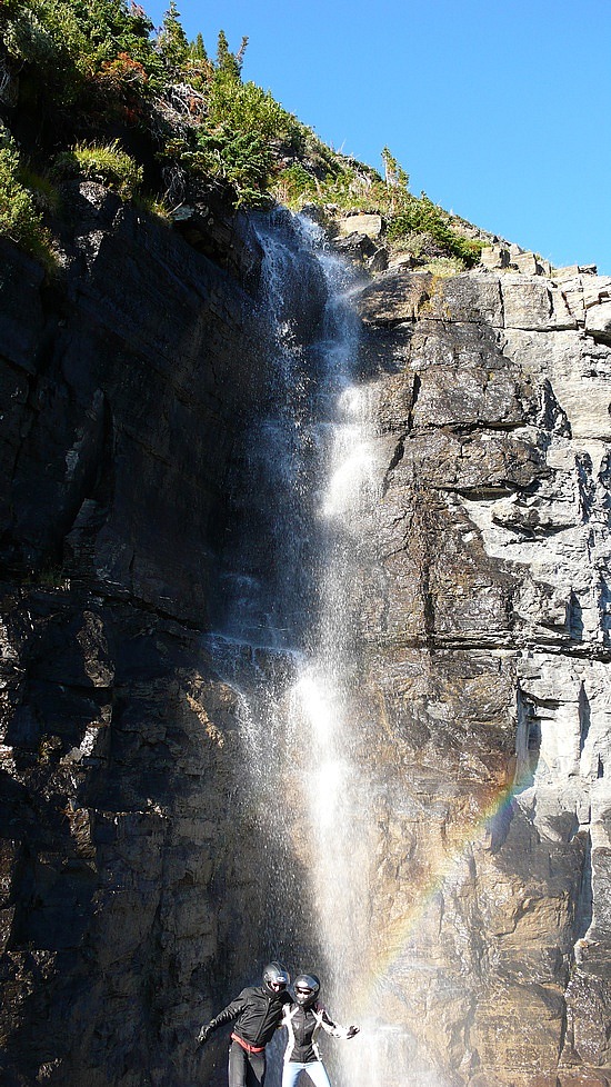 an impromptu shower