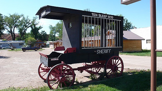 the sheriff's jail cart